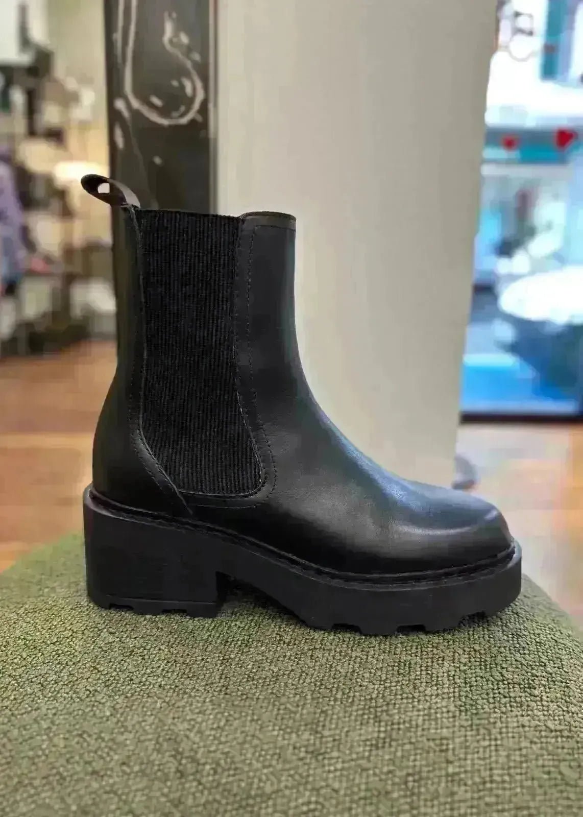 Women's non - slip chunky boots for safetyBottines Mike Chelsea Schmoove black