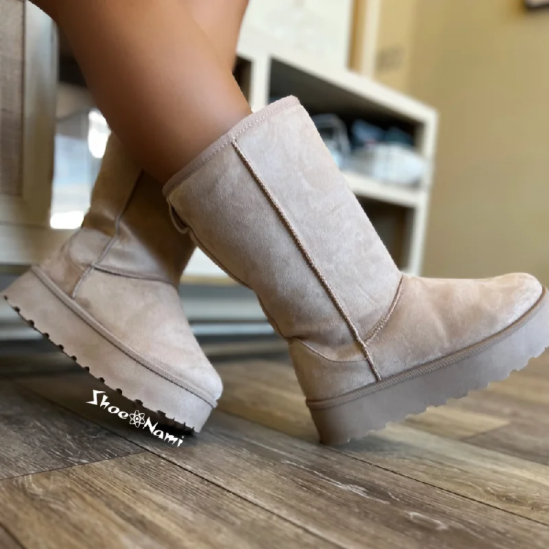 women's booties for casual wearBRIGHAM-27 Taupe