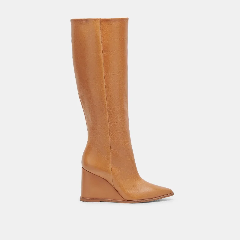 women's winter bootiesBRUCE BOOTS SADDLE LEATHER