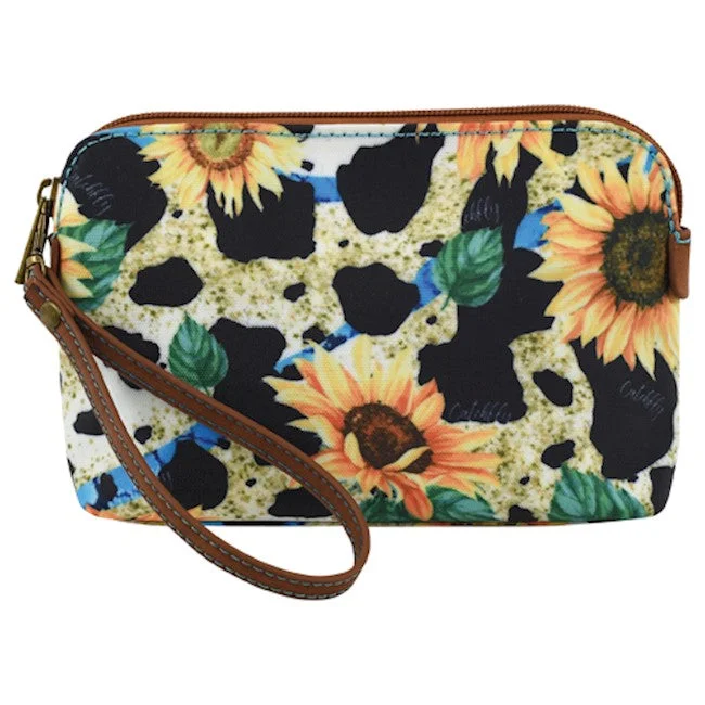 women's moto boots for winterCatchFly Sunflower & Cowhide Print Essentials Pouch with Wristlet women's moto boots for winterCatchFly Sunflower & Cowhide Print Essentials Pouch with Wristlet