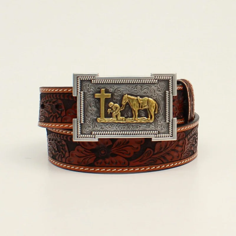 women's western boots for line dancingChildren's 3D Brown Floral Tooled Belt with Rectangle Praying Cowboy women's western boots for line dancingChildren's 3D Brown Floral Tooled Belt with Rectangle Praying Cowboy