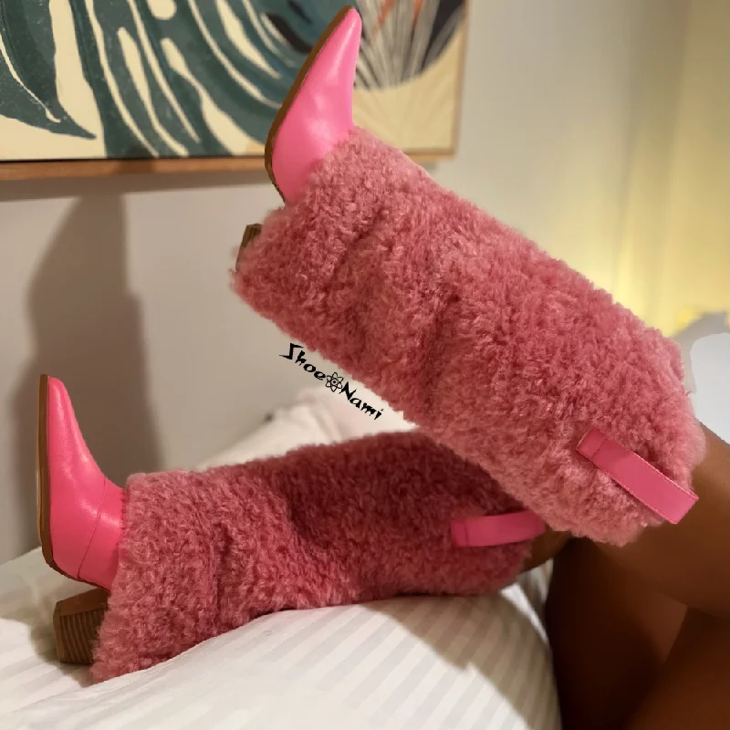 women's booties for fallCOLEEN-4 Pink