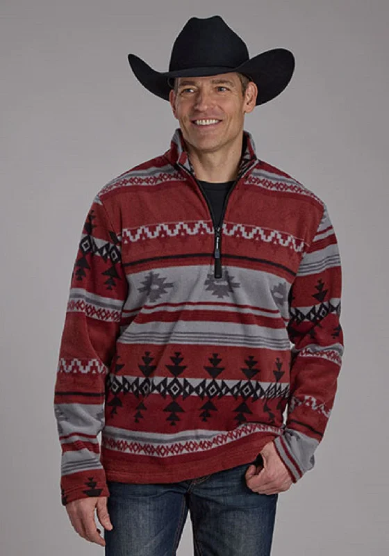 women's western boots with turquoise accentsConnor Roper Printed Fleece Pullover