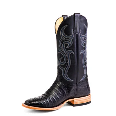 women's vintage western bootsTop Hand Black Caiman - HP8002