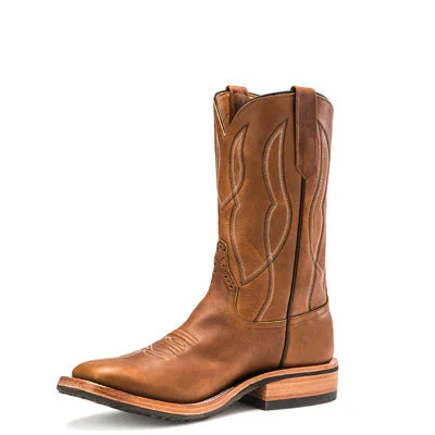 women's moto boots for punk rock fashionChestnut Black Hawk - #R9017