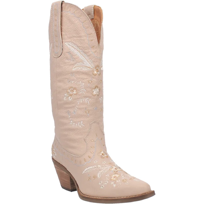 women's embroidered cowboy bootsDingo Womens Full Bloom Cowboy Boots Leather Sand
