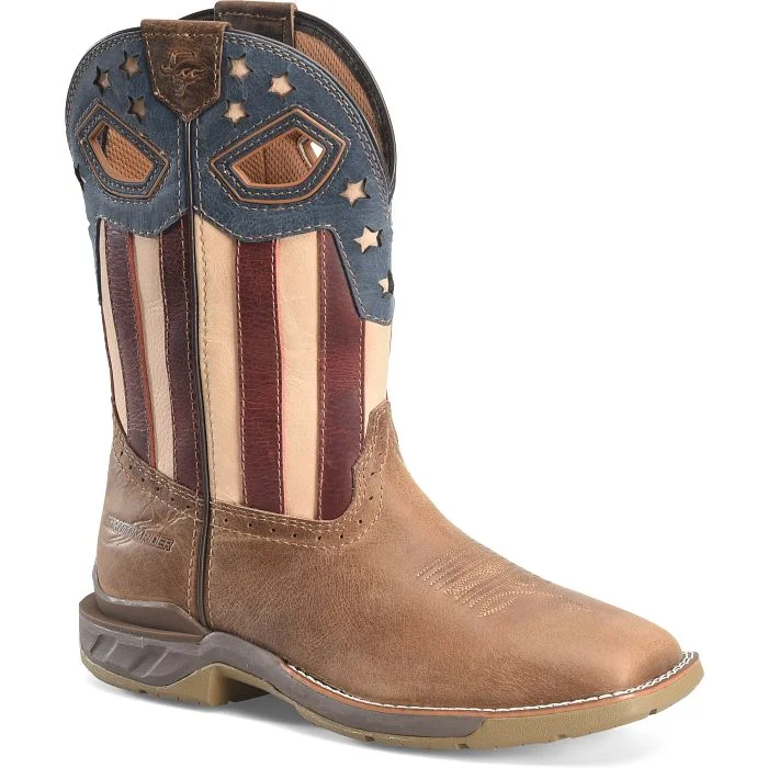 women's vintage western bootsDouble H Men's Brown Fortitude Broad Square Toe Roper Boots with Stars & Stripes Tops women's vintage western bootsDouble H Men's Brown Fortitude Broad Square Toe Roper Boots with Stars & Stripes Tops