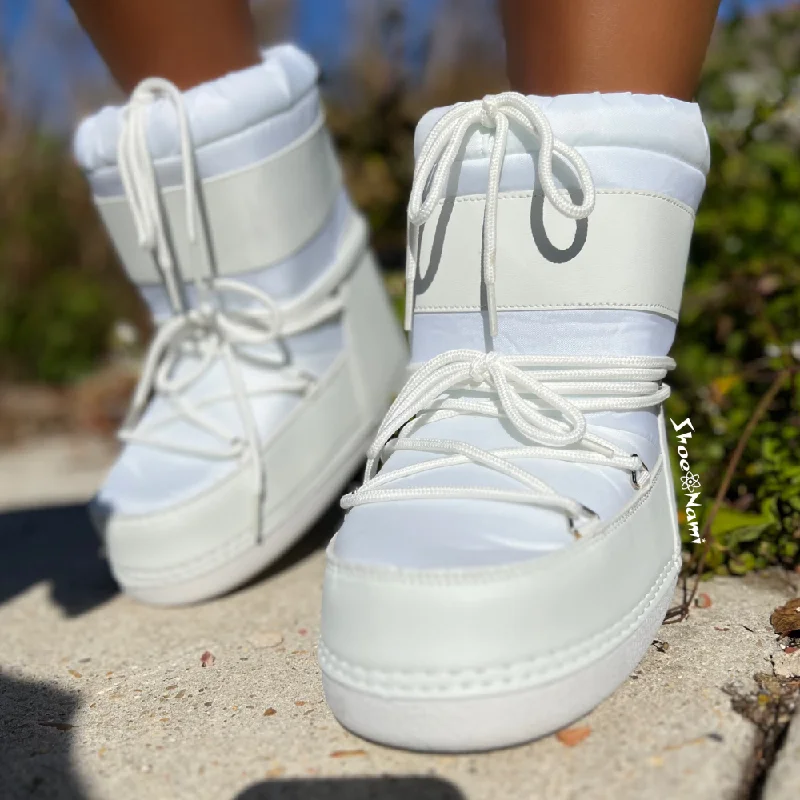 women's booties for travelEMMETT-1 White