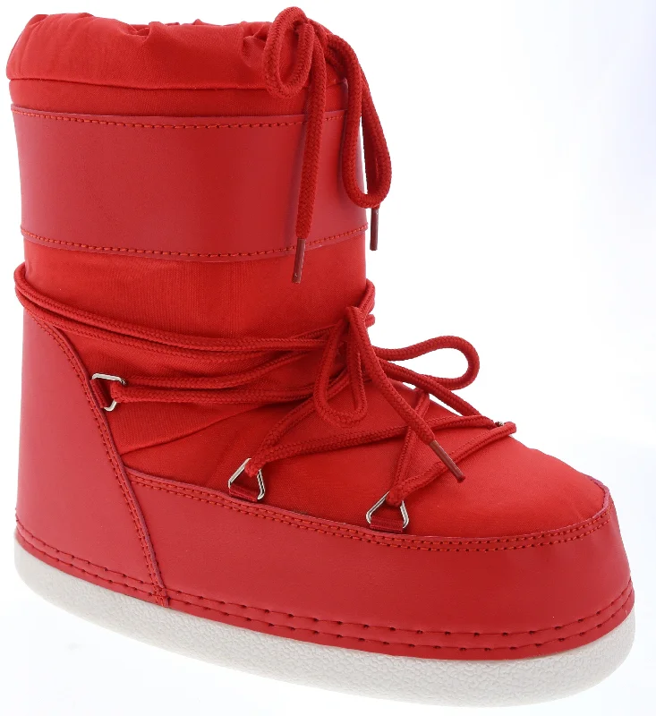 women's booties with fringeEMMETT-1K GIRLS Red