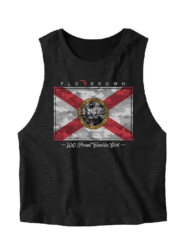 women's lace-up moto bootsFloGrown FGW-1-093 Womens 100 Proof Florida Girl Tank Black women's lace-up moto bootsFloGrown FGW-1-093 Womens 100 Proof Florida Girl Tank Black