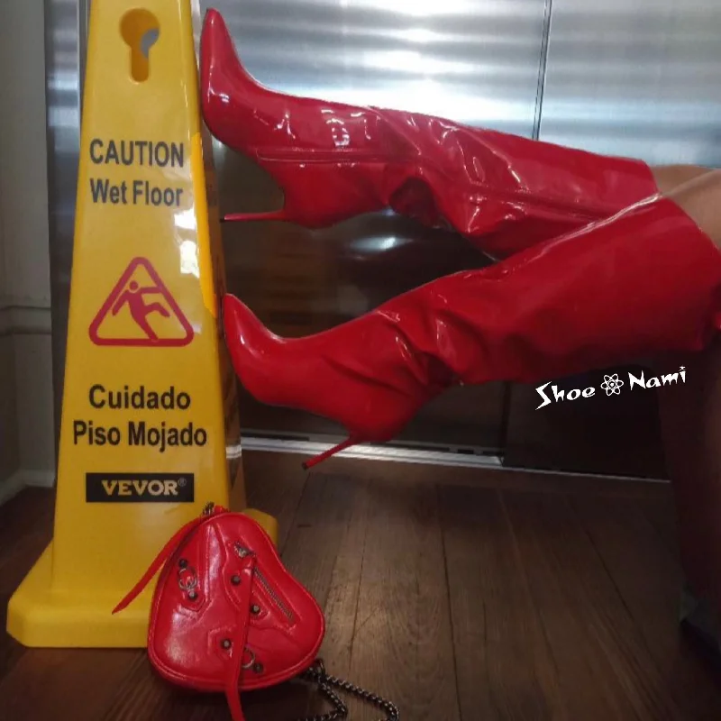 women's booties for petite womenFRENZY-1 Red