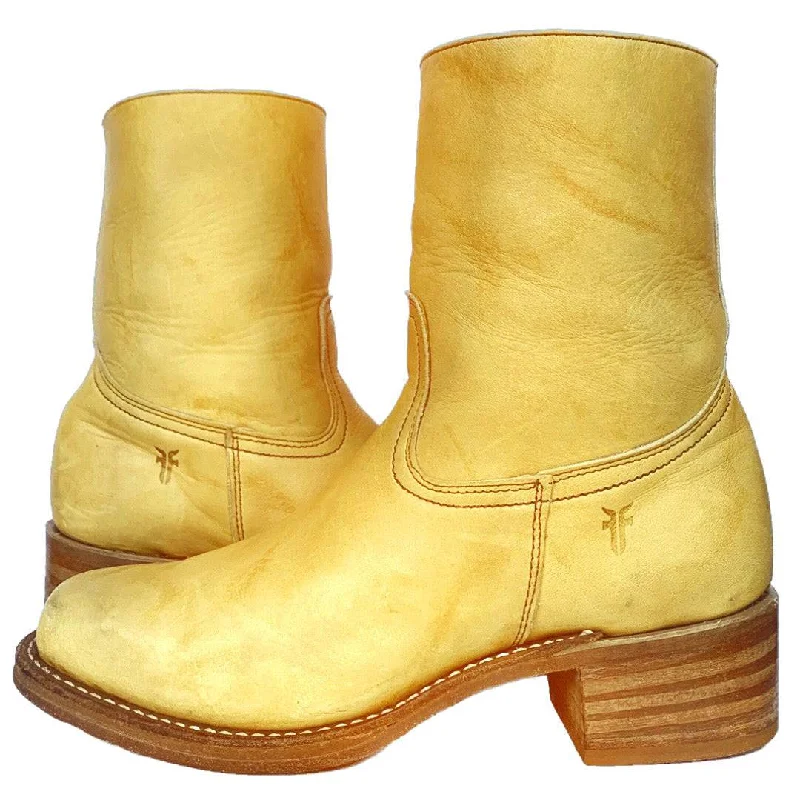 women's western boots for ridingFRYE Banana Campus Zippered Short Ankle Bootie Boots