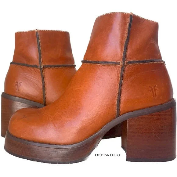 women's cowboy boots with embroideryFRYE Vintage Y2K Villager Zip Platform Chunky Square Toe Ankle Bootie Boots women's cowboy boots with embroideryFRYE Vintage Y2K Villager Zip Platform Chunky Square Toe Ankle Bootie Boots