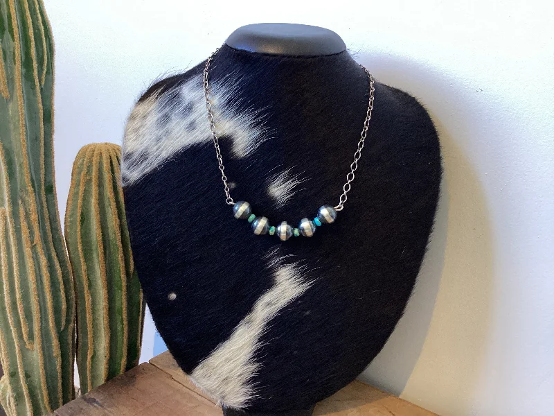 women's moto boots with chain detailFulton Navajo Bead Authentic Necklace