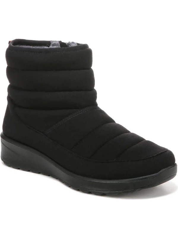 women's booties with pointed toeGlacier Womens Side Zip Fabric Ankle Boots