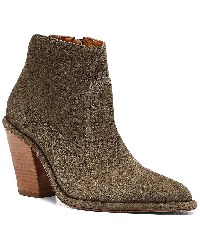 women's booties with peep toeJoie Ginger Suede Bootie