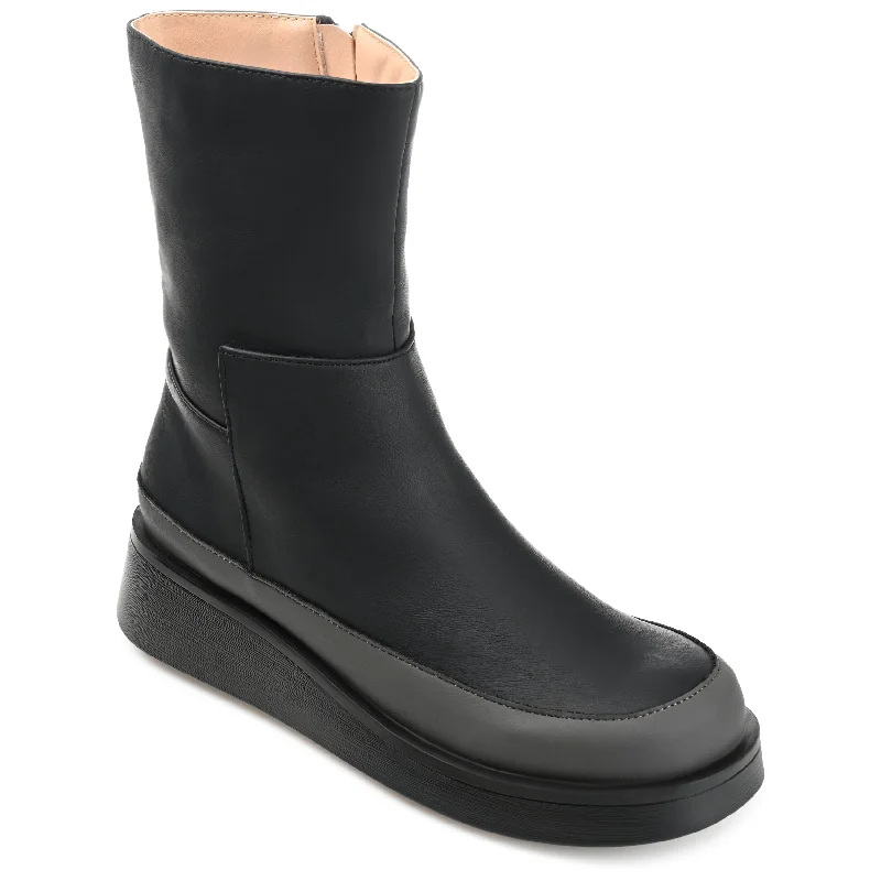 women's booties with side cutoutsJournee Collection Women's Tru Comfort Foam Cristen Bootie