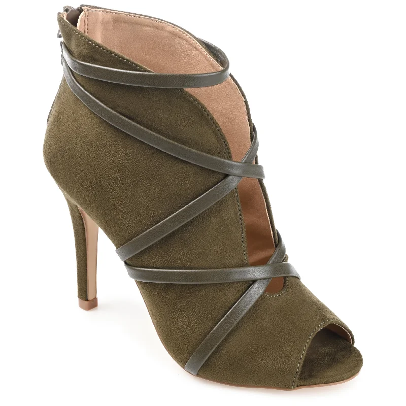 women's booties for workJournee Collection Women's Wide Width Samara Bootie