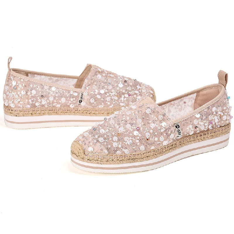 Women's rubber - sole snowboots for good tractionHandmade Women’s Slip-On Espadrille Sequins Mesh Loafers-51555W Women's rubber - sole snowboots for good tractionHandmade Women’s Slip-On Espadrille Sequins Mesh Loafers-51555W