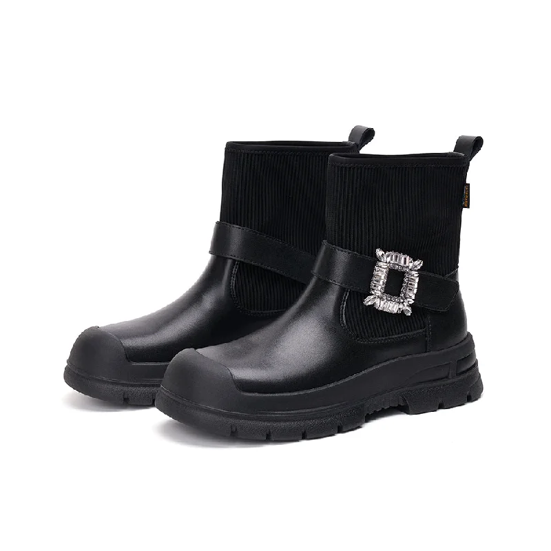 Women's shock - absorbing snowboots for long walksWomen's Action Leather Slip-on Boots-65585W Women's shock - absorbing snowboots for long walksWomen's Action Leather Slip-on Boots-65585W