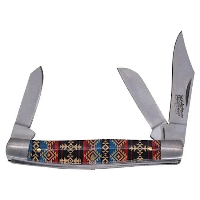 women's ankle moto bootsJustin Blue/Red Aztec Three Blade Stockman Knife