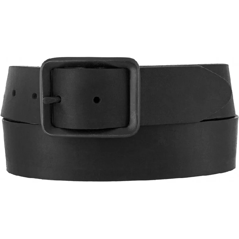 women's western boots for festivalsJustin Men's Black Buckskin Leather Belt with Black Buckle