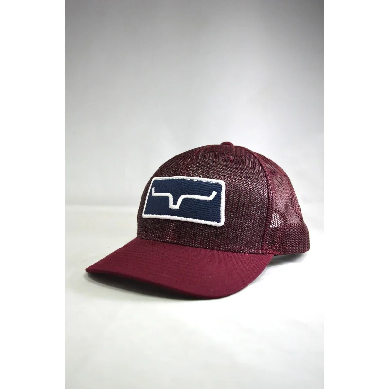 women's western boots with comfort insolesKimes Ranch Burgundy All Mesh Trucker Cap
