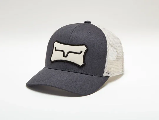 women's zippered moto bootsKimes Ranch Charcoal Boneyard Trucker Hat