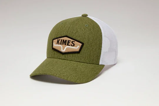 women's western boots for workKimes Ranch Dark Olive Box Spring Trucker Hat
