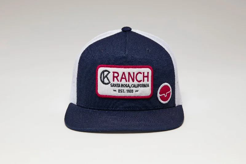 women's moto boots with studsKimes Ranch Navy CK31 Trucker Hat