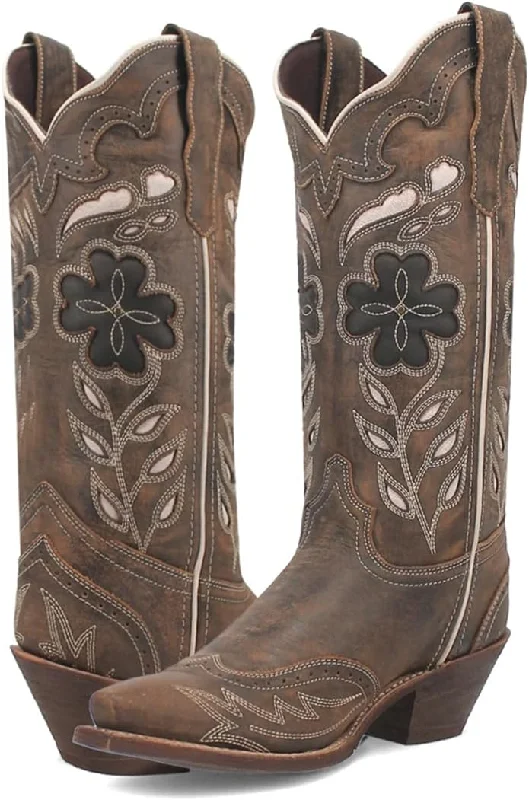 women's western boots for workLADIES LAREDO ZURI LEATHER WESTERN BOOTS 54268
