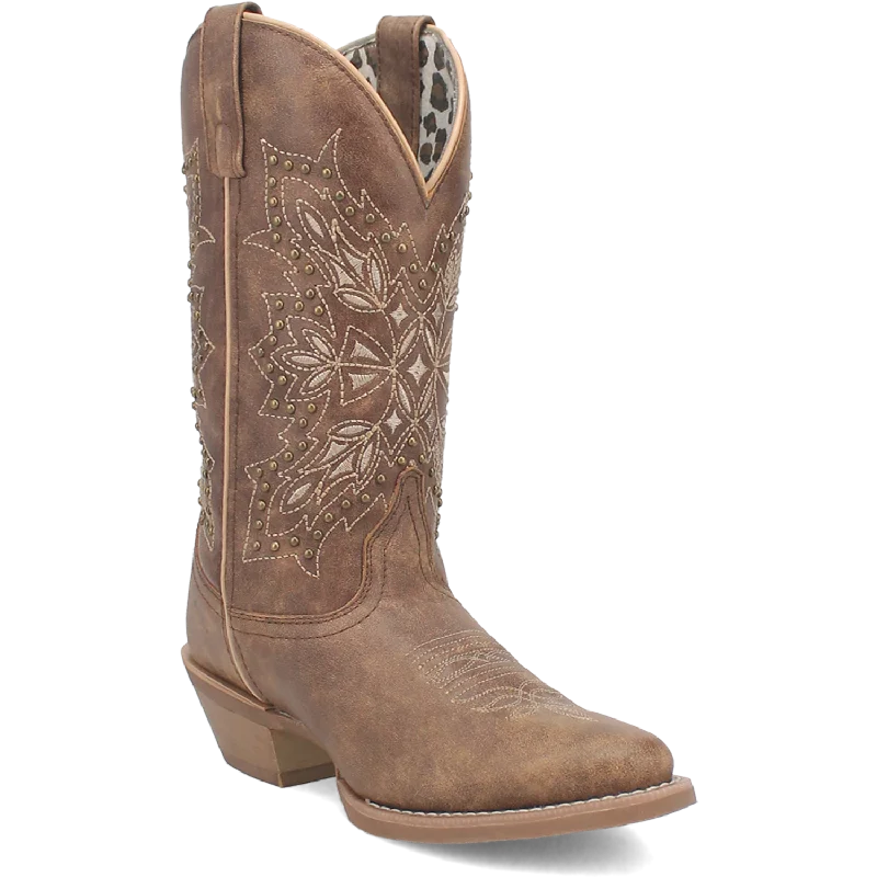 women's leather moto boots with bucklesLaredo Brown Journee J-Toe Western Boots for Women women's leather moto boots with bucklesLaredo Brown Journee J-Toe Western Boots for Women
