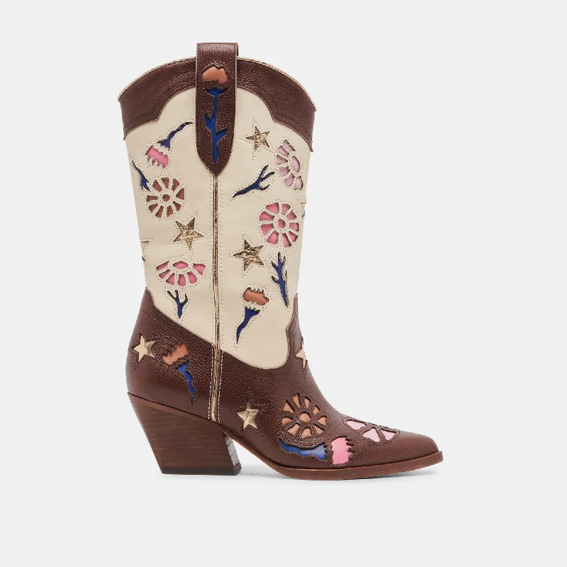 women's booties for officeLASSIE BOOTS ESPRESSO LEATHER