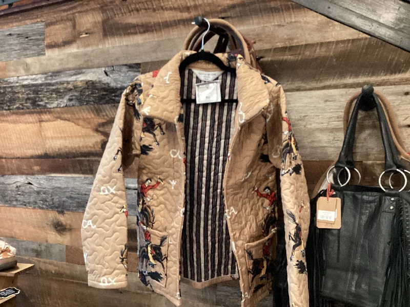 women's western boots with pull tabsLazy J Quilted Jacket