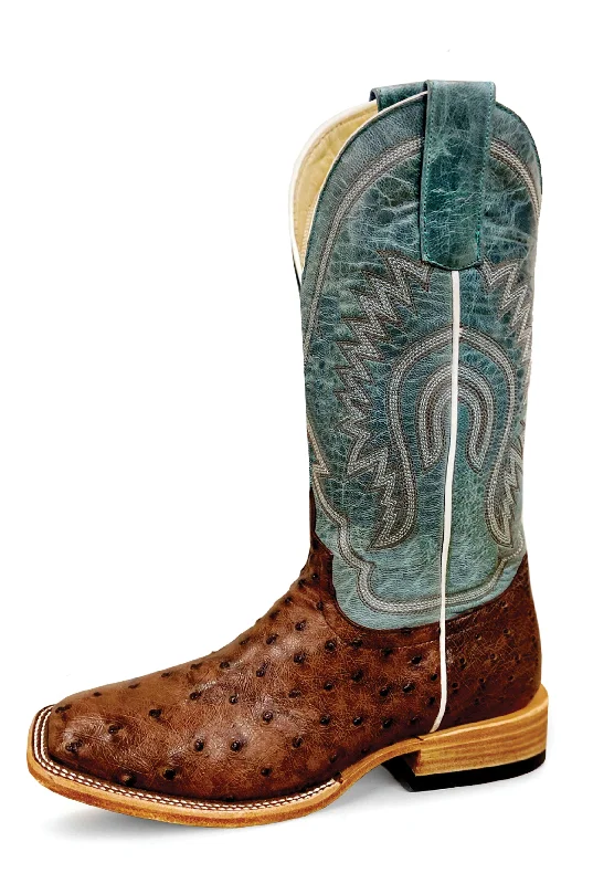 women's western boots for ridingKango Tobac Full Quill Ostrich - M2032