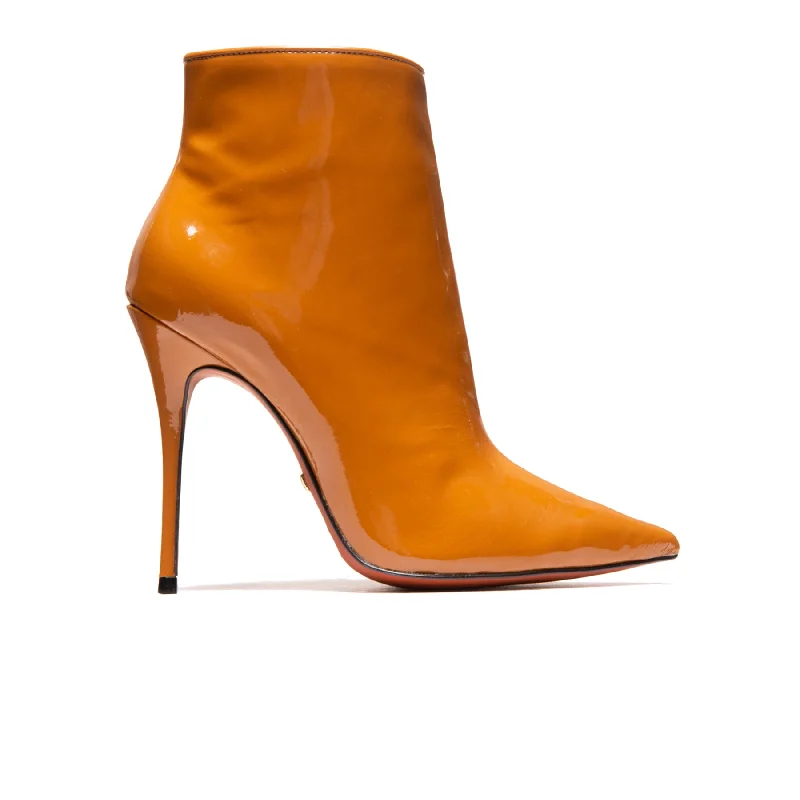 women's ankle boots with tasselMaringa Honey Patent Leather