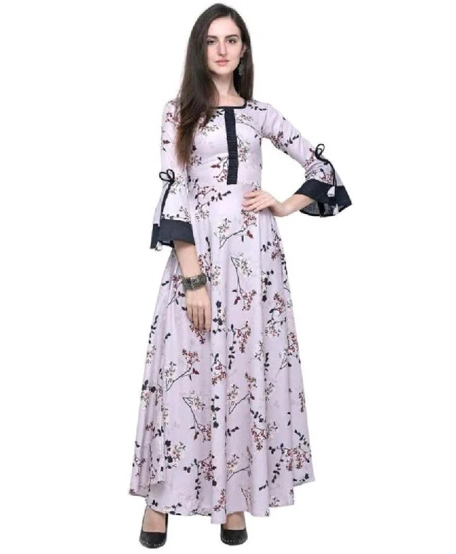women's combat-style moto bootsDesigner Mart Black Rayon Maxi Gown Kurti