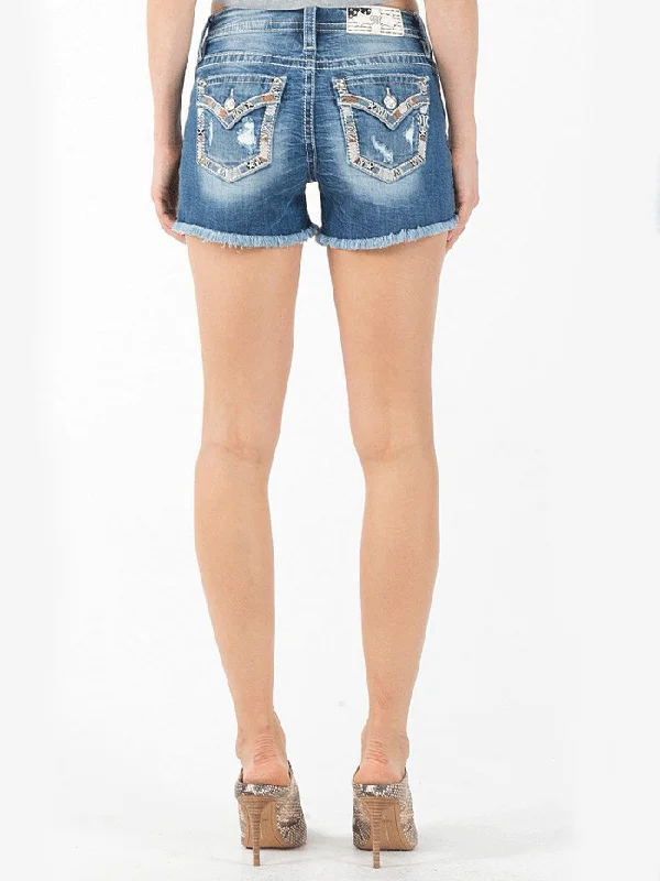 women's western boots with metallic finishesMiss Me M3894H Womens Mid-Rise Short Dark Blue women's western boots with metallic finishesMiss Me M3894H Womens Mid-Rise Short Dark Blue
