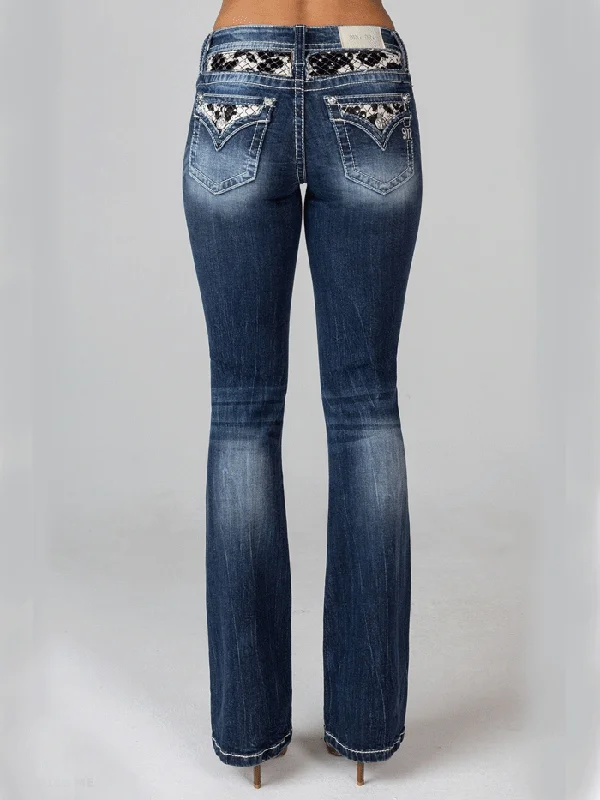 women's moto boots with low heelMiss Me M3976B3 Womens Mid Rise Bootcut Jeans Medium Blue women's moto boots with low heelMiss Me M3976B3 Womens Mid Rise Bootcut Jeans Medium Blue