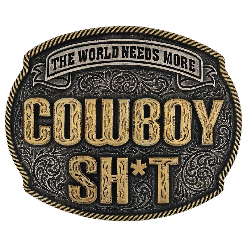 women's moto boots with quilted panelsMontana Silversmiths "The World Needs More Cowboy Sh*t" Attitude Buckle women's moto boots with quilted panelsMontana Silversmiths "The World Needs More Cowboy Sh*t" Attitude Buckle
