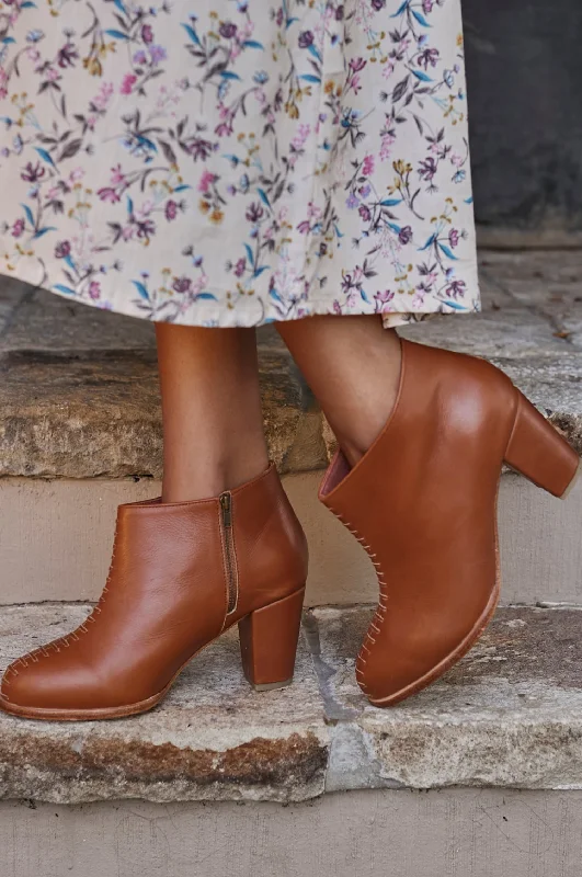 women's booties with lacesMonte Carlo Leather Booties