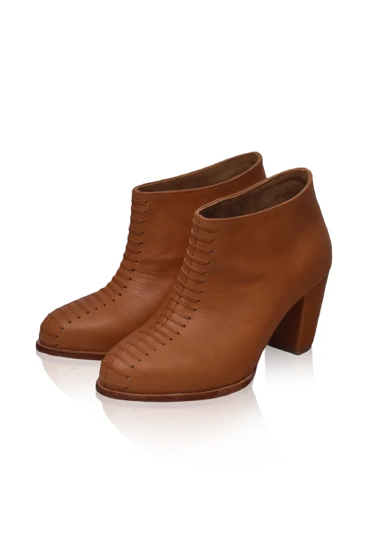 women's booties for wide calvesMonte Carlo Leather Booties