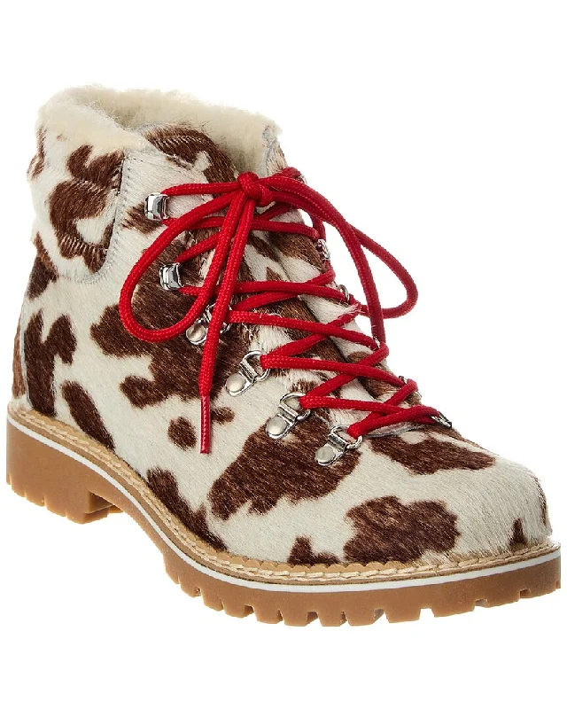 women's booties with unique strapsMONTELLIANA 1965 Margherita Haircalf Bootie