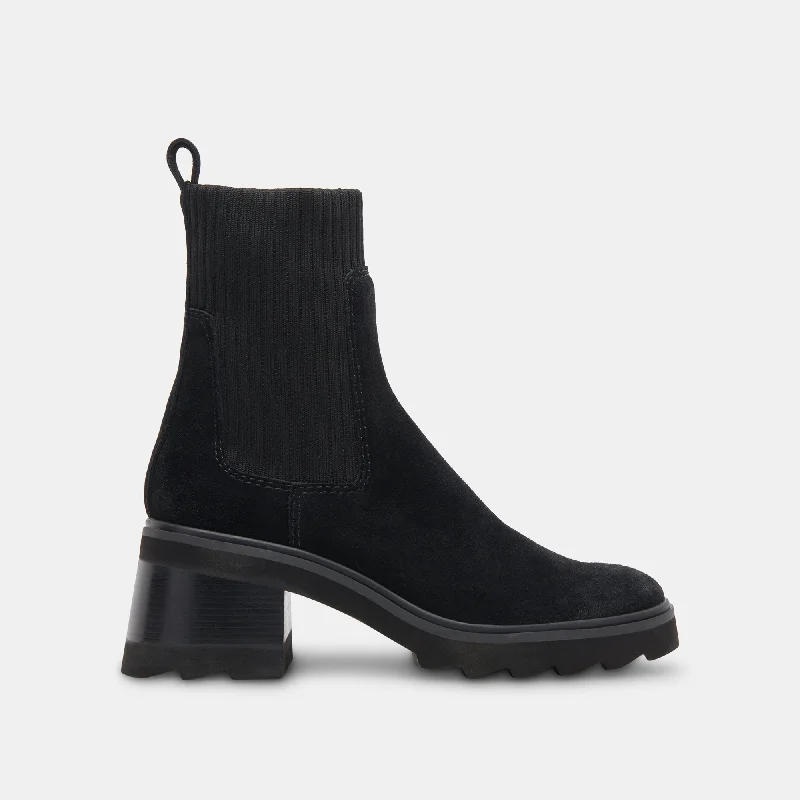 women's booties with western vibeMOSIMO BOOTS ONYX SUEDE