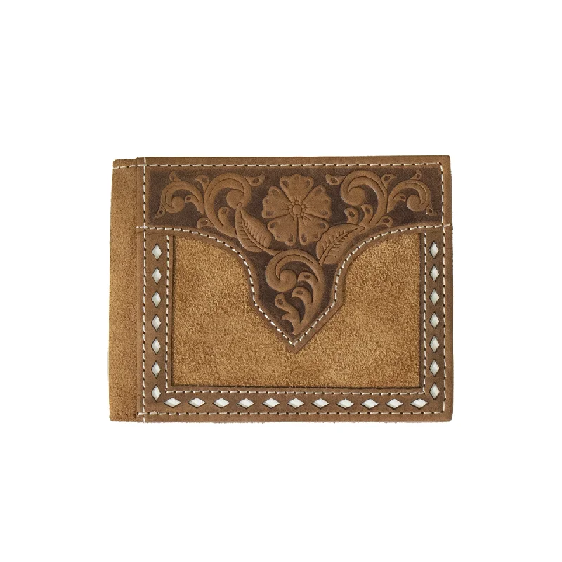 women's cowboy boots with slouchy lookNocona Brown Roughout Leather Bifold Wallet with White Buck Lace Stitching women's cowboy boots with slouchy lookNocona Brown Roughout Leather Bifold Wallet with White Buck Lace Stitching