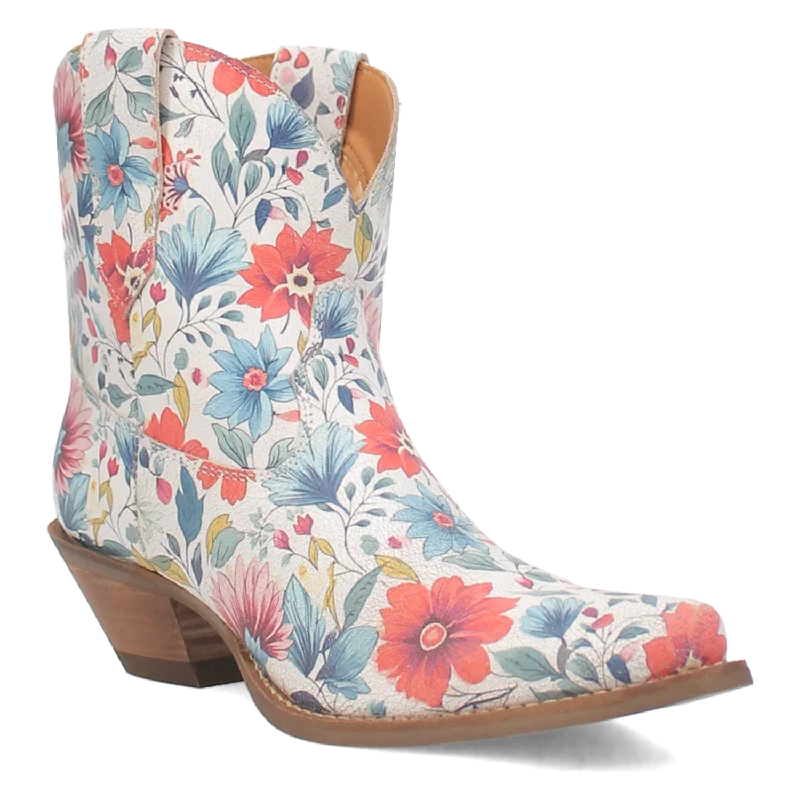 women's booties with combat styleOnline Exclusive | Dingo | Pixie Rose Leather Bootie in White **PREORDER women's booties with combat styleOnline Exclusive | Dingo | Pixie Rose Leather Bootie in White **PREORDER