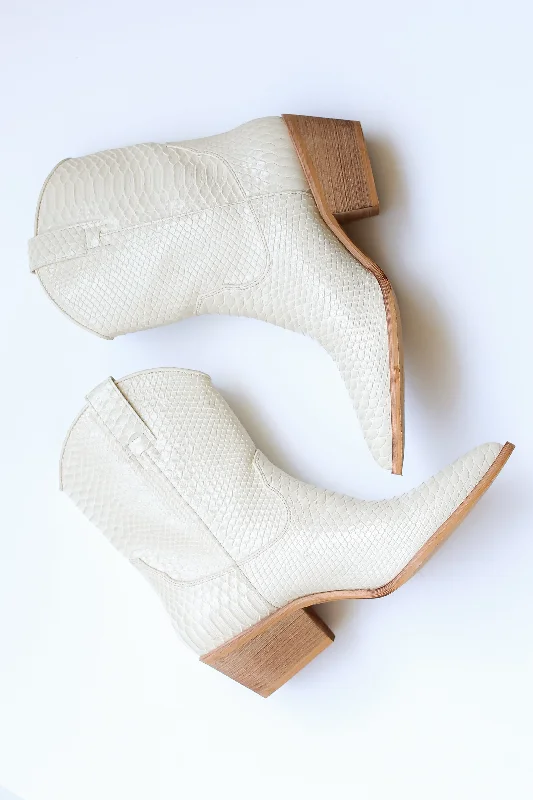 women's booties with block heelFINAL SALE - Out In The Country Western Booties