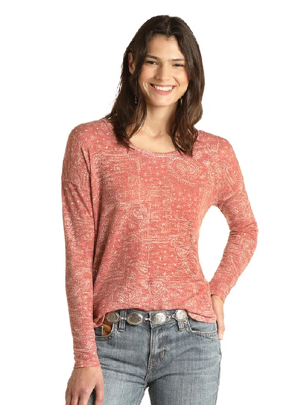 women's cowboy boots with embroideryPanhandle WLWT52R0TO Ladies Bandana Print Sweater Top Orange women's cowboy boots with embroideryPanhandle WLWT52R0TO Ladies Bandana Print Sweater Top Orange