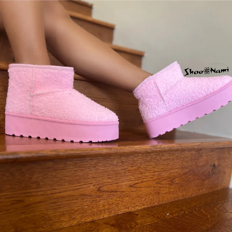 women's booties for knee supportRAGTIME Pink