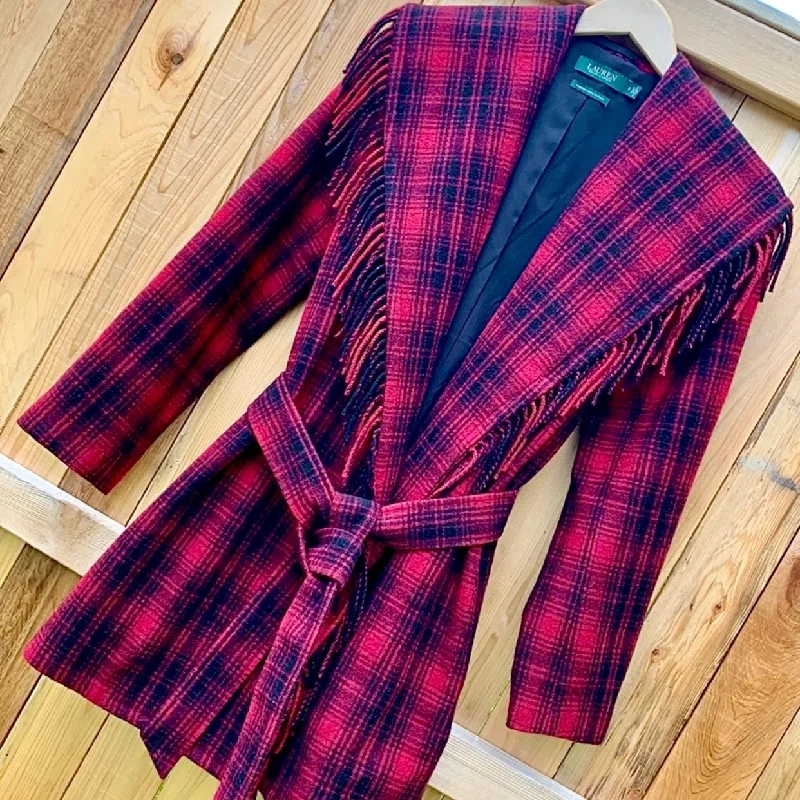 women's cowboy boots for tall womenRALPH LAUREN Wool Fringe Blanket Western Black Red Belted Wrap Coat Jacket women's cowboy boots for tall womenRALPH LAUREN Wool Fringe Blanket Western Black Red Belted Wrap Coat Jacket